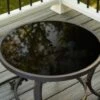 The Outdoor GreatRoom Company 20" Round Black Glass Burner Cover 1 The Outdoor GreatRoom Company 20" Round Black Glass Burner Cover -BBQDIRECT Sales cft glass