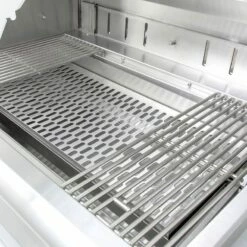 Blaze 32-Inch Freestanding Stainless Steel Charcoal Grill With Adjustable Charcoal Tray - BLZ-4-CHAR / PP-4-CART-SC -BBQDIRECT Sales charcoal thumbnail 1