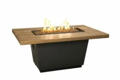 American Fyre Designs Cosmopolitan 54-Inch Reclaimed Wood Rectangular Firetable