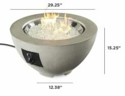 The Outdoor Greatroom Cove 20-Inch Gas Fire Pit Bowl - CV-20 13 The Outdoor Greatroom Cove 20-Inch Gas Fire Pit Bowl - CV-20 -BBQDIRECT Sales cove 20 dims