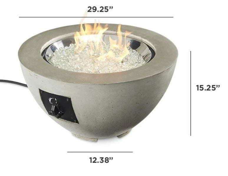 The Outdoor Greatroom Cove 20-Inch Gas Fire Pit Bowl - CV-20 4 The Outdoor Greatroom Cove 20-Inch Gas Fire Pit Bowl - CV-20 - Image 2