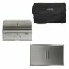 Coyote 3-Piece 36-Inch Stainless Steel Outdoor Charcoal Grill Kitchen Package W/ Optional Refrigerator -BBQDIRECT Sales coyote 36 free