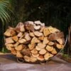 Fire Pit Art Crescent Log Rack - Stainless Steel -BBQDIRECT Sales crlr stainless
