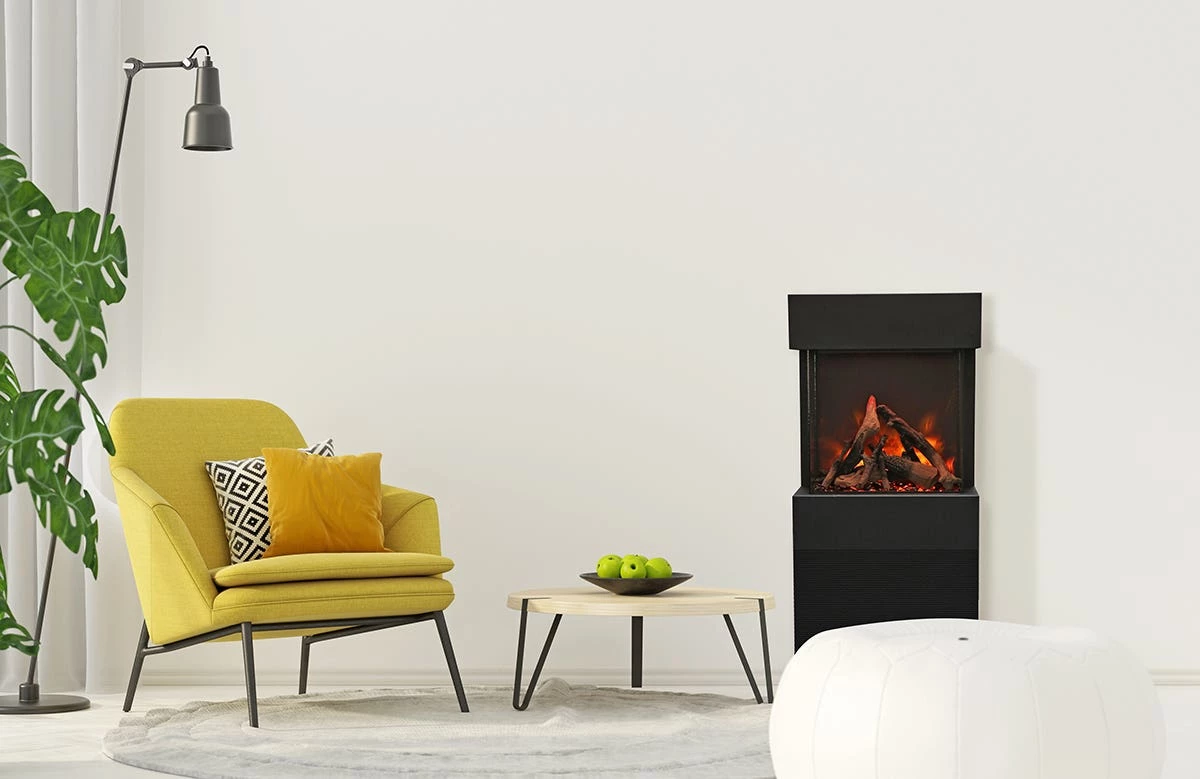 Amantii - Traditional Series Electric Fireplace - CUBE-2025WM 3 Amantii - Traditional Series Electric Fireplace - CUBE-2025WM