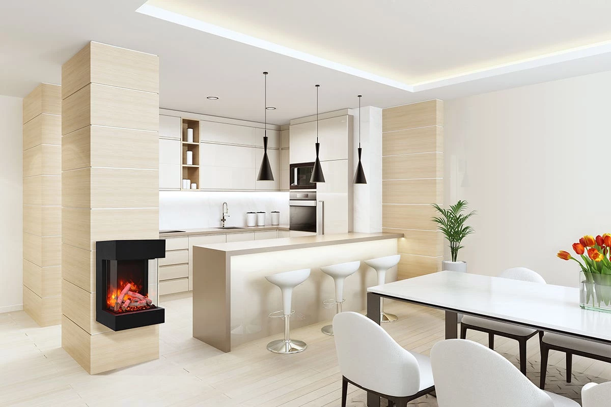 Amantii - Traditional Series Electric Fireplace - CUBE-2025WM 5 Amantii - Traditional Series Electric Fireplace - CUBE-2025WM - Image 3