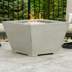 The Outdoor Greatroom Cove 37-Inch Square Gas Fire Pit Bowl - CV-2424