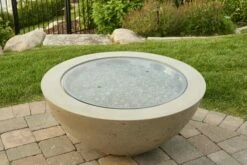 The Outdoor GreatRoom Company Round Tempered Grey Glass Burner Cover -BBQDIRECT Sales cv 3030 r gg cjpg