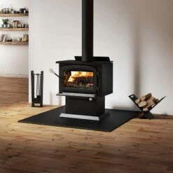 Drolet Blackcomb II Meduim Wood Burning Stove - Heats Up To 1800 Square Feet -BBQDIRECT Sales db02811 1