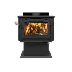 Drolet Blackcomb II Meduim Wood Burning Stove - Heats Up To 1800 Square Feet