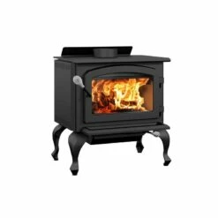 Drolet Columbia II Meduim Wood Burning Stove - Heats Up To 1800 Square Feet -BBQDIRECT Sales db03016 2
