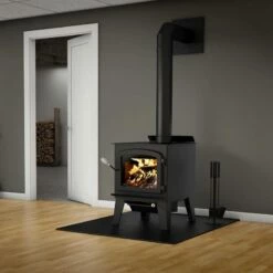 Drolet Extra Large Wood Burning Stove - Heats Up To 2300 Square Feet -BBQDIRECT Sales db03033 austral iii h
