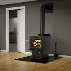 Drolet Myraid II Extra Large Wood Burning Stove - Heats Up To 2300 Square Feet -BBQDIRECT Sales db03052 1