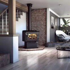 Drolet Escape 1800 Large Wood Burning Stove - Heats Up To 2100 Square Feet -BBQDIRECT Sales db03102 1