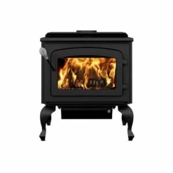 Drolet Escape Large Wood Burning Stove - Heats Up To 1800 Square Feet -BBQDIRECT Sales db03105 escape 1800 front