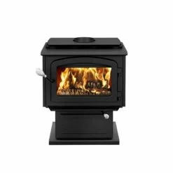 Drolet Escape Medium Wood Burning Stove - Heats Up To 1500 Square Feet