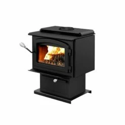 Drolet Escape Medium Wood Burning Stove - Heats Up To 1500 Square Feet -BBQDIRECT Sales db03135 escape 1500 right
