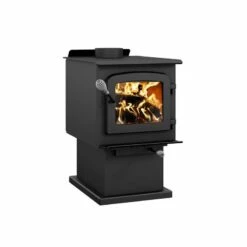 Drolet Escape Small Wood Burning Stove - Heats Up To 1200 Square Feet -BBQDIRECT Sales db03182 escape 1200 left