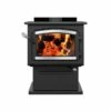 Drolet Heritage Large Wood Burning Stove With Blower - Heats Up To 2100 Square Feet -BBQDIRECT Sales db03190 3 1