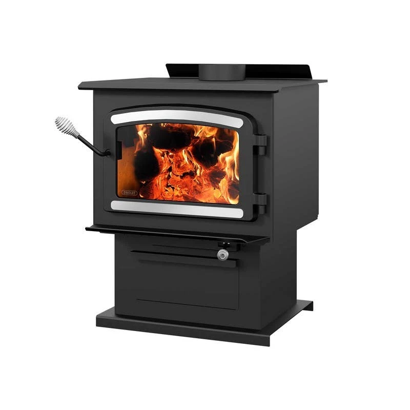 Drolet Heritage Large Wood Burning Stove With Blower - Heats Up To 2100 Square Feet 5 Drolet Heritage Large Wood Burning Stove With Blower - Heats Up To 2100 Square Feet - Image 3
