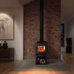 Drolet Deco Nano Small Wood Burning Stove - Heats Up To 1200 Square Feet -BBQDIRECT Sales db03215 1