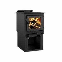 Drolet Deco Nano Small Wood Burning Stove - Heats Up To 1200 Square Feet -BBQDIRECT Sales db03215 2