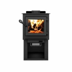 Drolet Deco Nano Small Wood Burning Stove - Heats Up To 1200 Square Feet