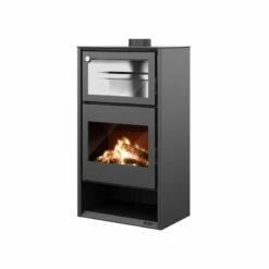 Drolet Atlas Medium Wood Burning Cook Stove - DB04810 -BBQDIRECT Sales db04810 atlas right 1