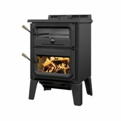 Drolet Bistro Medium Wood Burning Cook Stove - DB04815 -BBQDIRECT Sales db04815 bistro right 2