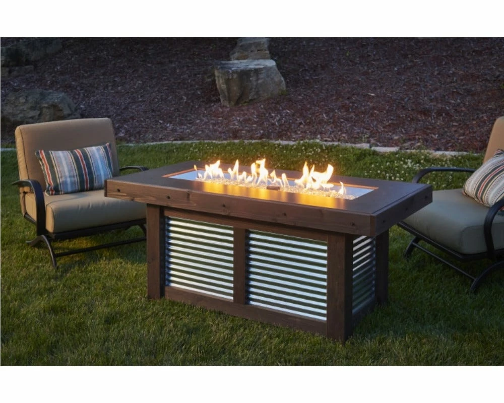 The Outdoor Greatroom Denali Brew Linear Gas Fire Pit Table - DENBR-1242 6 The Outdoor Greatroom Denali Brew Linear Gas Fire Pit Table - DENBR-1242 - Image 4