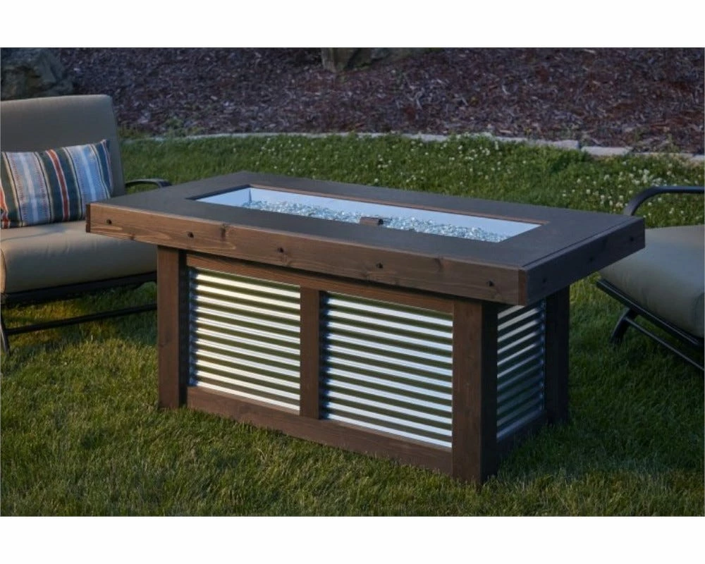 The Outdoor Greatroom Denali Brew Linear Gas Fire Pit Table - DENBR-1242 8 The Outdoor Greatroom Denali Brew Linear Gas Fire Pit Table - DENBR-1242 - Image 6