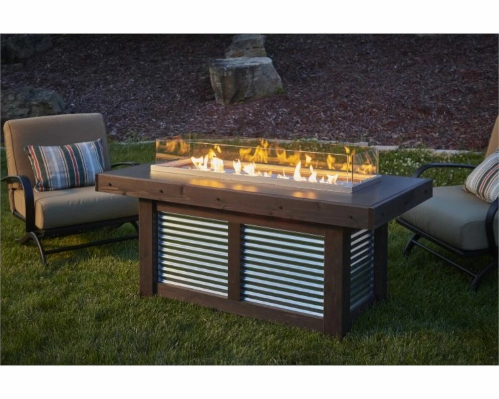 The Outdoor Greatroom Denali Brew Linear Gas Fire Pit Table - DENBR-1242 7 The Outdoor Greatroom Denali Brew Linear Gas Fire Pit Table - DENBR-1242 - Image 5