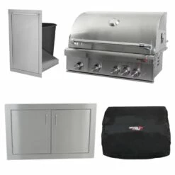 Dragon Fire Grills 32-Inch 4-Piece Built-In Grill Package