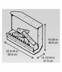 Dimplex 23-Inch Electric Fireplace Insert Deluxe- DFI2310 -BBQDIRECT Sales dfi2310 thumnail 2