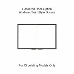 Majestic Sovereign Wood Burning Fireplace - 42" -BBQDIRECT Sales doors gasketed 2