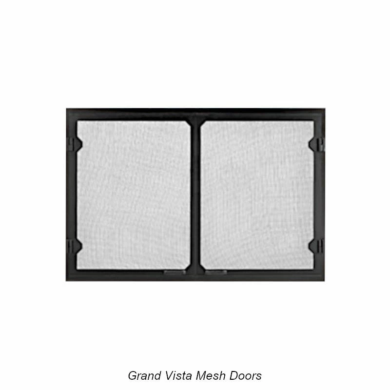 Majestic Grand Vista Cabinet Style Mesh Doors - Black - Biltmore 36 Inch 3 Majestic Grand Vista Cabinet Style Mesh Doors - Black - Biltmore 36 Inch