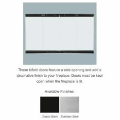 Majestic Soverign Wood Fireplace - 36" -BBQDIRECT Sales doors 1