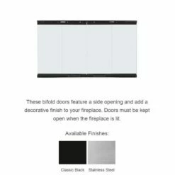 Majestic Biltmore Wood Burning Fireplace - SB60 11 Majestic Biltmore Wood Burning Fireplace - SB60 -BBQDIRECT Sales doors dm 6