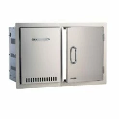 Bull 3-Piece Lonestar Grill Outdoor Kitchen Package W/ Optional Refrigerator -BBQDIRECT Sales drawer door propane combo 1