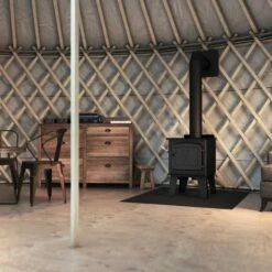 Drolet Fox Small Wood Burning Stove - Heats Up To 1200 Square Feet -BBQDIRECT Sales drolet 1