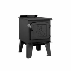 Drolet Fox Small Wood Burning Stove - Heats Up To 1200 Square Feet -BBQDIRECT Sales drolet 2