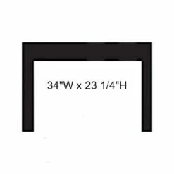 Empire Innsbrook Gas Direct Vent Fireplace Insert Small - 29" 32 Empire Innsbrook Gas Direct Vent Fireplace Insert Small - 29" -BBQDIRECT Sales ds2063bl 1