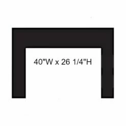 Empire Innsbrook Gas Direct Vent Fireplace Insert Small - 29" 34 Empire Innsbrook Gas Direct Vent Fireplace Insert Small - 29" -BBQDIRECT Sales ds2096bl 2
