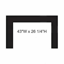 Empire Medium Innsbrook Gas Insert - 32" -BBQDIRECT Sales ds2666bl 2