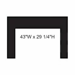 Empire Medium Innsbrook Gas Insert - 32" -BBQDIRECT Sales ds2696bl 1