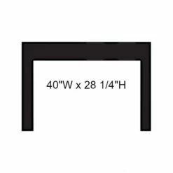 Empire Large Innsbrook Gas Direct Vent Insert - 34" -BBQDIRECT Sales ds2863bl 2