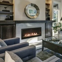 Empire 48 Inch Boulevard Direct-Vent Linear Fireplace - DVLL48BP92 - Open Box