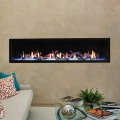 Empire 72 Inch Boulevard Direct-Vent Linear Fireplace