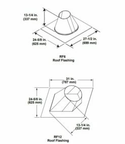 Majestic DVP 5" X 8" Direct-Vent Pipe Components 12 Majestic DVP 5" X 8" Direct-Vent Pipe Components -BBQDIRECT Sales dvp flashings