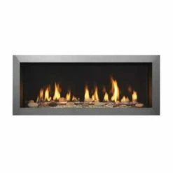 Majestic Echelon II See Through Gas Direct Vent Fireplace - 36" -BBQDIRECT Sales ech picture frame pewter