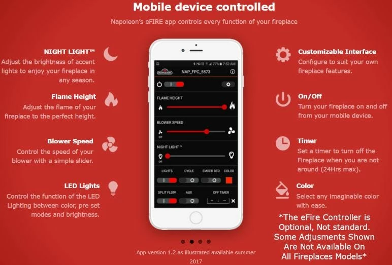 Napoleon Ascent X 36 Gas Direct Vent Fireplace - GX36 5 Napoleon Ascent X 36 Gas Direct Vent Fireplace - GX36 - Image 3